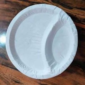 2 CP Disposable Paper Plate, Color : White 9 Inches