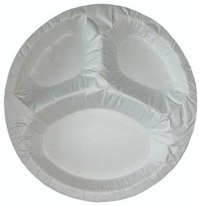 3 Compartment Disposable Plain Paper Plate