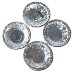 8 Inch Silver Foil Eco Friendly Disposable Paper Dona