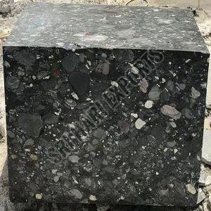 Black Rough Granite Block for Construction Or Sculpture