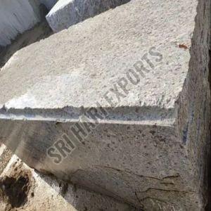 Gray Moon White Rough Granite Block for Construction Sculpting