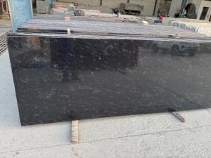 River Black Granite Slab