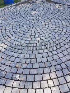 Natural Decorative Grey Granite Cobblestone