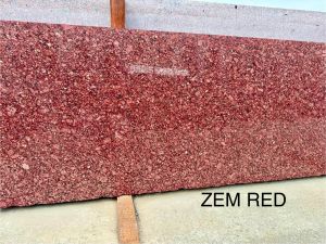 Doted Polished Zem Red Granite Slab 60x180cm, 120x240cm
