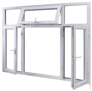 Polished Plain Aluminium Window Frame, Color : White