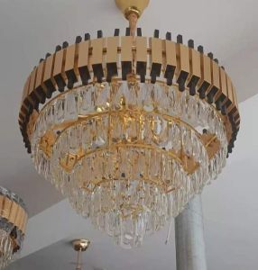 Plain Polished Decorative Chandeliers, Power Source : Electric