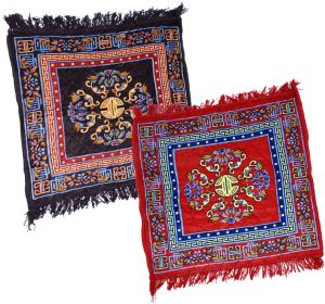 Printed Velvet Aasan Standard, Technics : Machine Made