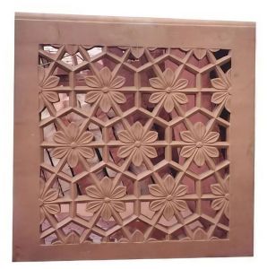 Dholpur Sandstone Jali, Color : Brownish