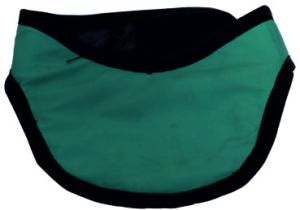Grad Lead Thyroid Shield, Color : Green Standard Adult Size