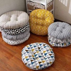 Round Printed Floor Cushion