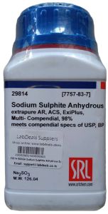 Sodium Sulfite, Color : Creamy-white, Grade : Bio-Tech Grade