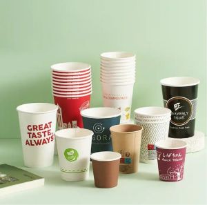 Disposable Printed Paper Tea Cup