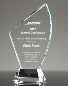 Crystal Knife Award Trophies