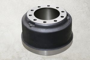 Coated Metal Brake Drum, Color : Black, Grey for Vehicles Use