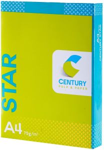 75 GSM Century Star Copier Paper, Color : White A4