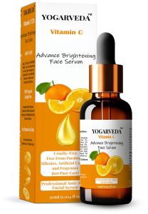 Yogarveda Vitamin C Face Serum 30 ml, Form : Liquid