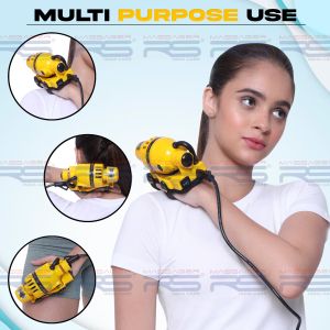 Head Massager, Color : Black Yellow