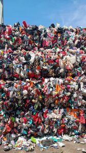 HDPE Bottle Bales Crushed for Plastic Recycle