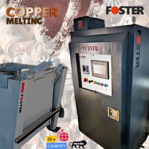 Foster Electric Automatic Induction Melting Furnace For Copper Scrap