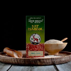 Common Deer Brand Sat Isabgol Husk, Color : Brown, Creamy Dried