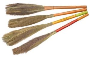 Raw Grass Broom Stick