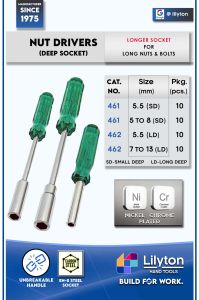 LILYTON NUT DRIVERS (DEEP SOCKET)