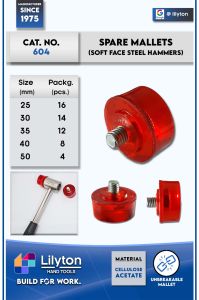 Lilyton Soft Face Hammer Mallets (Inch Thread)