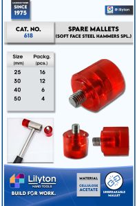 Lilyton Soft Face Hammer Mallets (mm Thread)