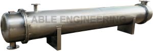 Stainless Steel Shell and Tube Condenser for Industrial Use