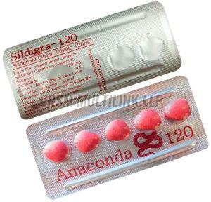Sildenafil Citrate 120mg Tablet for Erectile Dysfunction Treatment