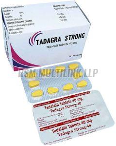 Tadalafil 40mg Tablets for Oral