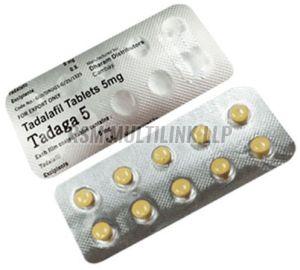 Tadalafil 5mg Tablets, Medicine Type : Allopathic