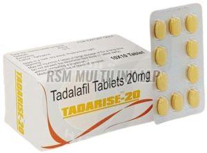 tadarise-20 Tablets, Color : Yellow 10*10