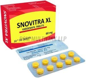 Snovitra XL Vardenafil 60mg Tablets, Age : For Adults