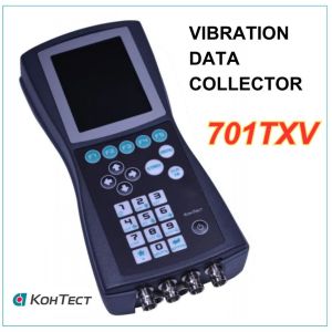 Plastic 701TXV Vibration Data Collector, Color : Black
