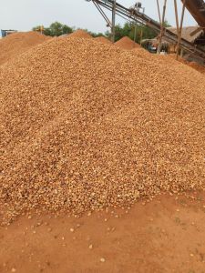 Non Polished Brown Natural Pebble Stone, Color : Red, White