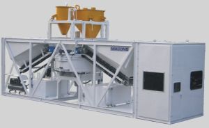 Steel Semi Mobile Concrete Mixing Plants