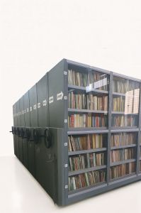 Metal Mobile Compactor Systems, Color : Black., White