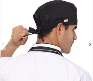 Black Scrub Cotton Cap Universal