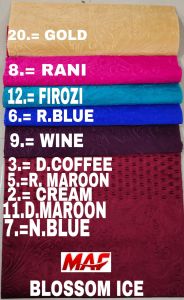 Blossom Ice Knitting Polyester Fabric