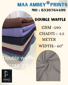 Double Waffle Polyester Fabric