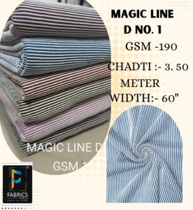 Magic Line D - 01 ( Polyester Lycra Fabric )