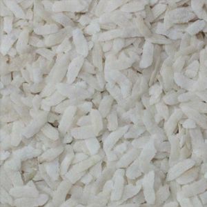 Poha, Shape : Flattened