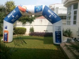 Printed Nylon Fabric Inflatable Arch Gate, Thickness : 0.05 Mm