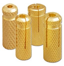 Uncoated Brass Drop in Anchor, Packaging Type : Bulk Packaging