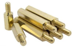 Brass Spacers, Shape : Round for Industrial Applications
