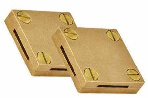 Polished Brass Square Tape Clamp, Design : Simple Functional Design