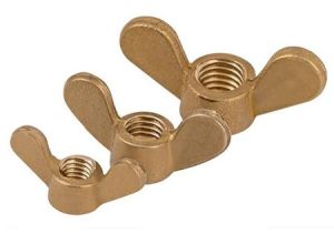 Brass Wing Nuts, Thread Type : Coarse Thread for Fastening Applications