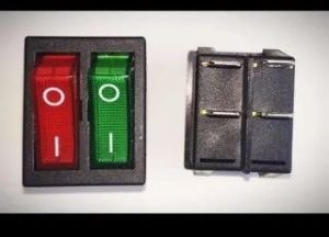 Plastic Double Motor Switch, Power/voltage : 12 V