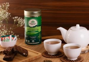 Tulsi Green Tea Classic 100g Tin